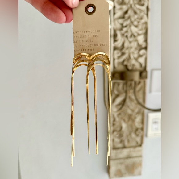 Anthropologie Jewelry Nwt Anthropologie Gold Earrings Poshmark